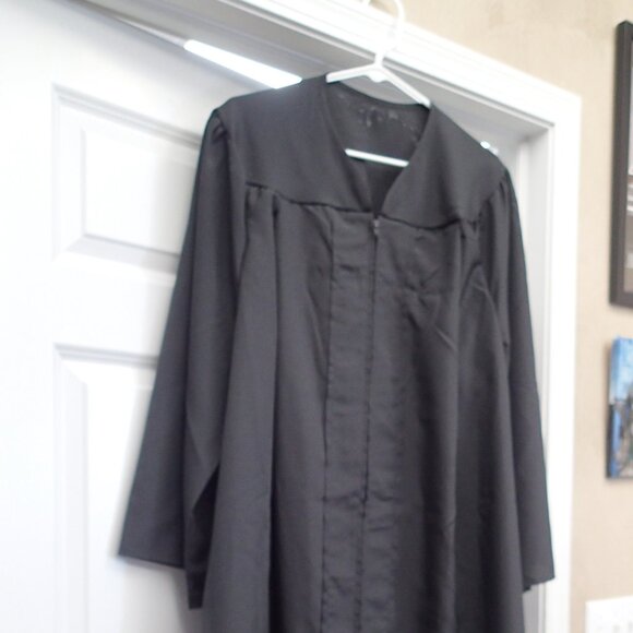 Black Graduation Gown - Picture 1 of 4